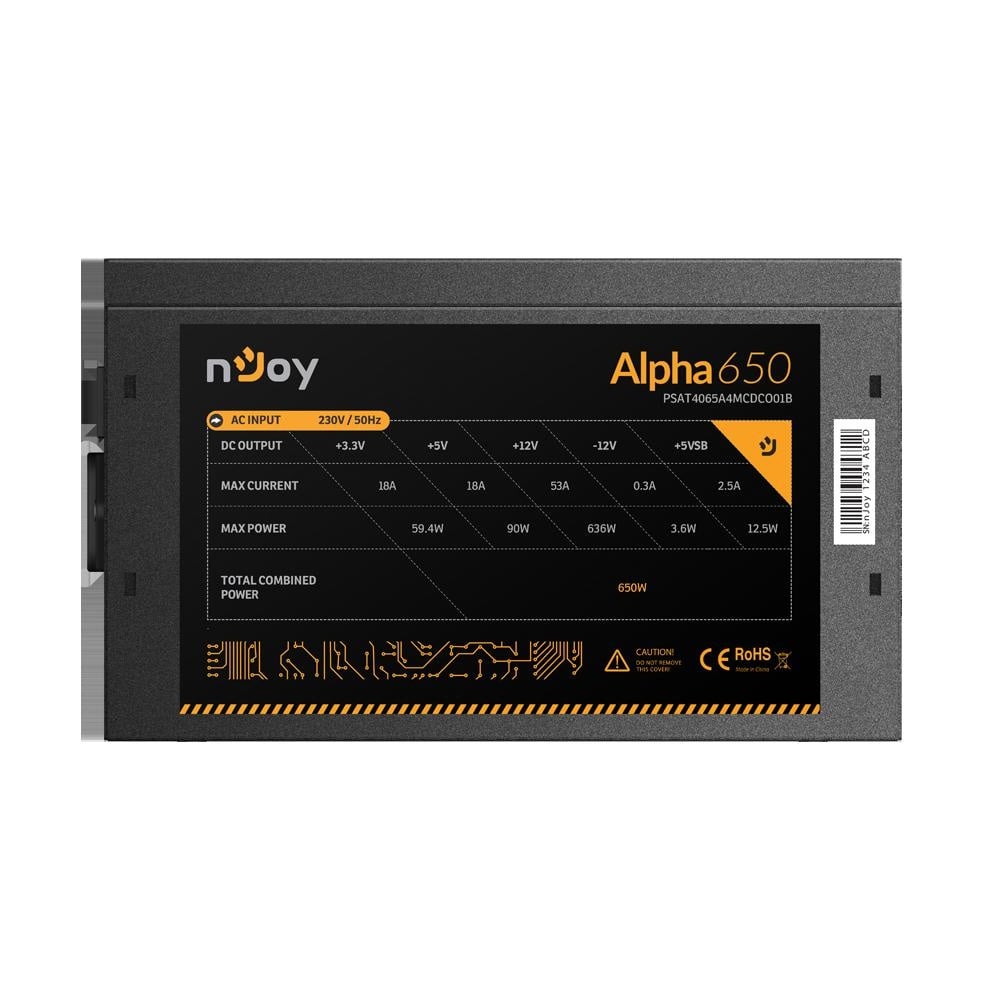 SURSA ATX 650W NJOY ALPHA 80+ GOLD - 4 | YEO