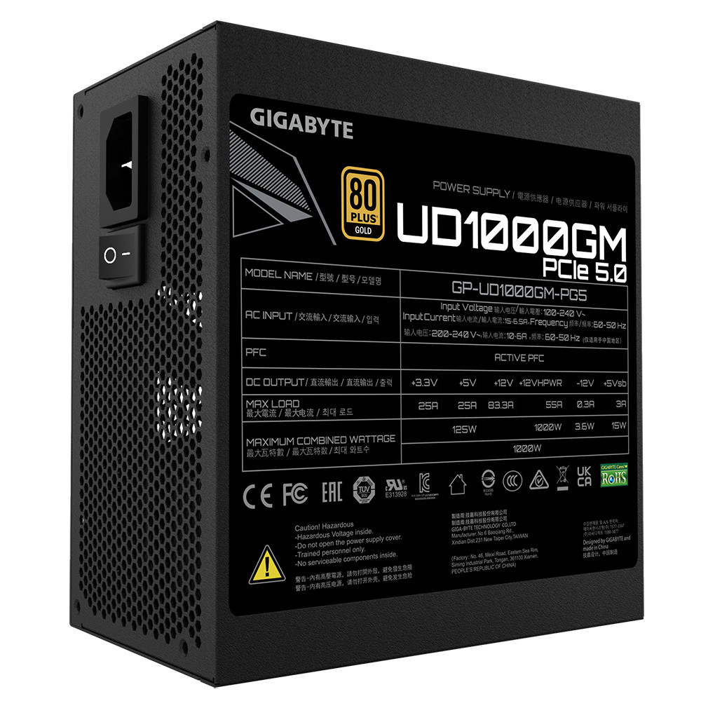 SURSA GIGABYTE UD1000GM 80PLUS GOLD - 4 | YEO