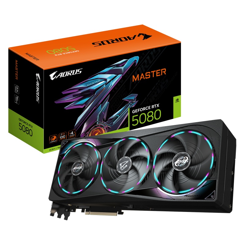 VGA GB AORUS GEFORCE RTX 5080 MASTER 16G
