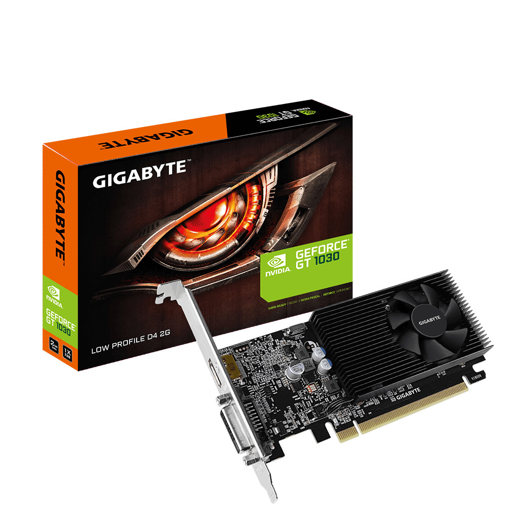 VGA GB GEFORCE GT 1030 LOW PROFILE D4 2G