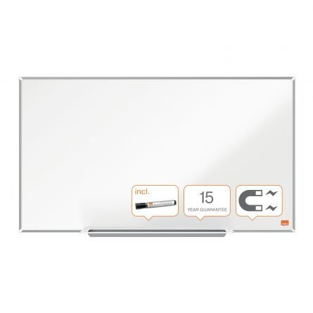 Whiteboard magnetic, 122x69 cm, ramă aluminiu, NOBO