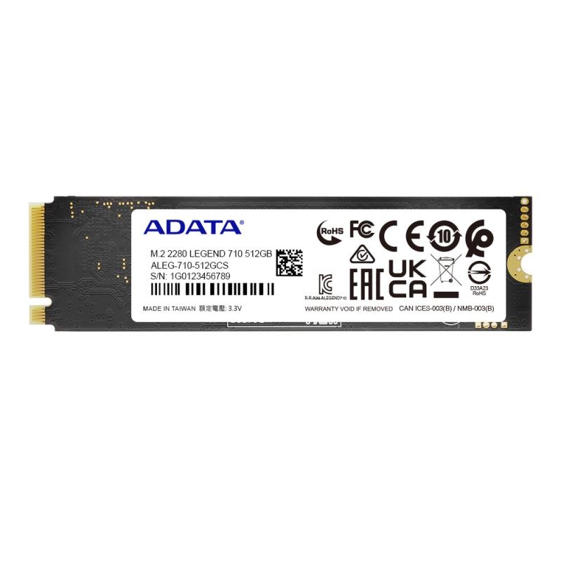 ADATA SSD 512GB M.2 PCIe LEGEND 710 - 4 | YEO