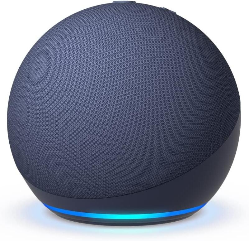 Amazon Echo Dot 5, with Alexa, Blue - 2 | YEO