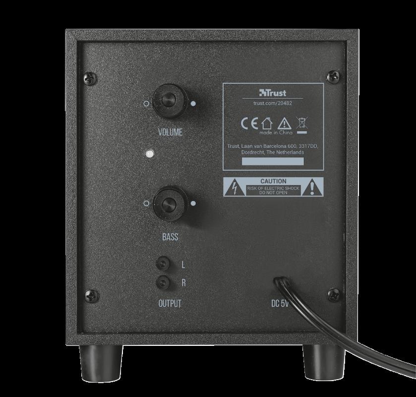 Boxe Trust Avora 2.1, 9W, negru - 3 | YEO