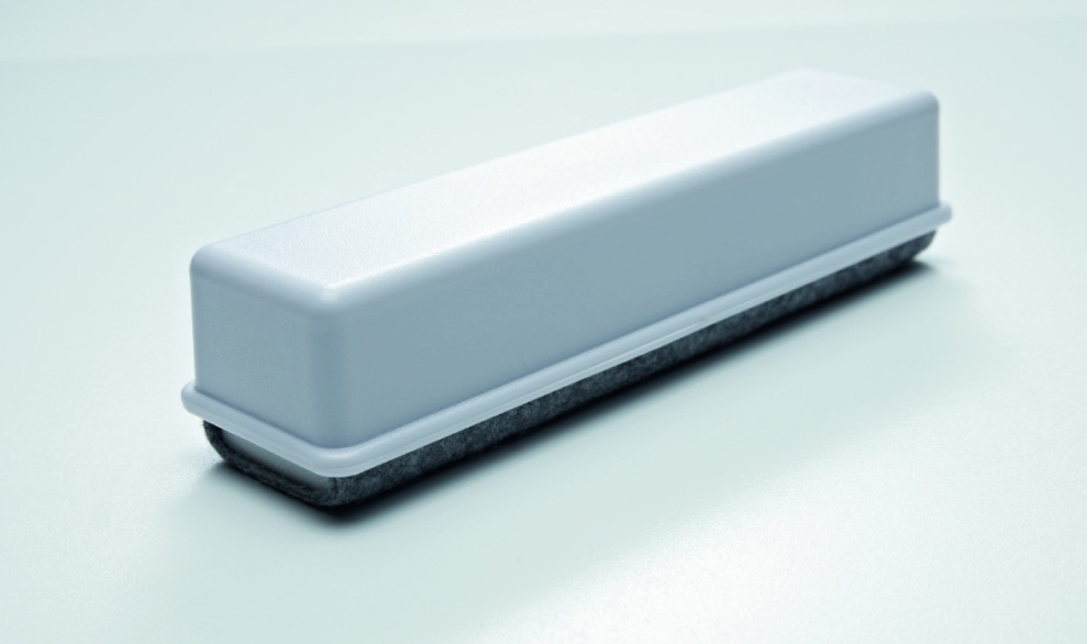 Burete magnetic extra strong, pentru table de sticlă, din pasla albă, SMIT