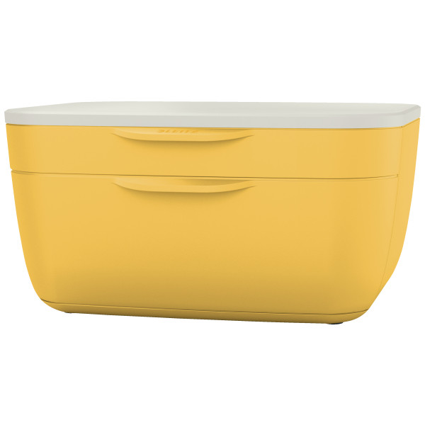 Cabinet LEITZ Cosy A4 2 sertare PS galben chihlimbar