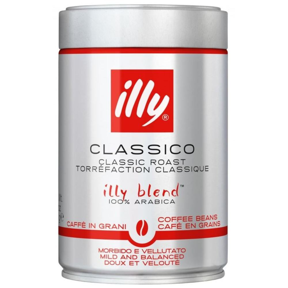 Cafea boabe Illy espresso medium, 250gr./cutie metalică
