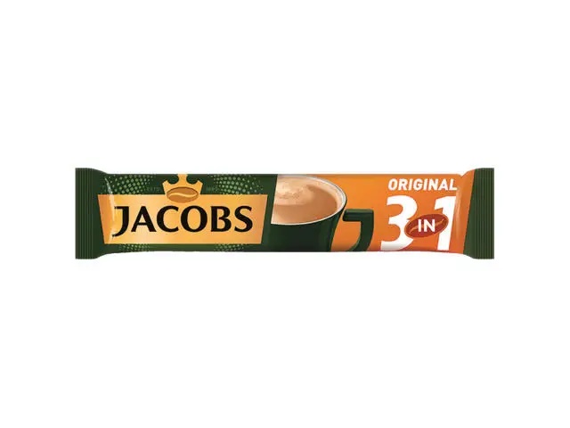Cafea Jacobs Kronung 3 in 1 Original instant, 15.2 g x 24 plicuri