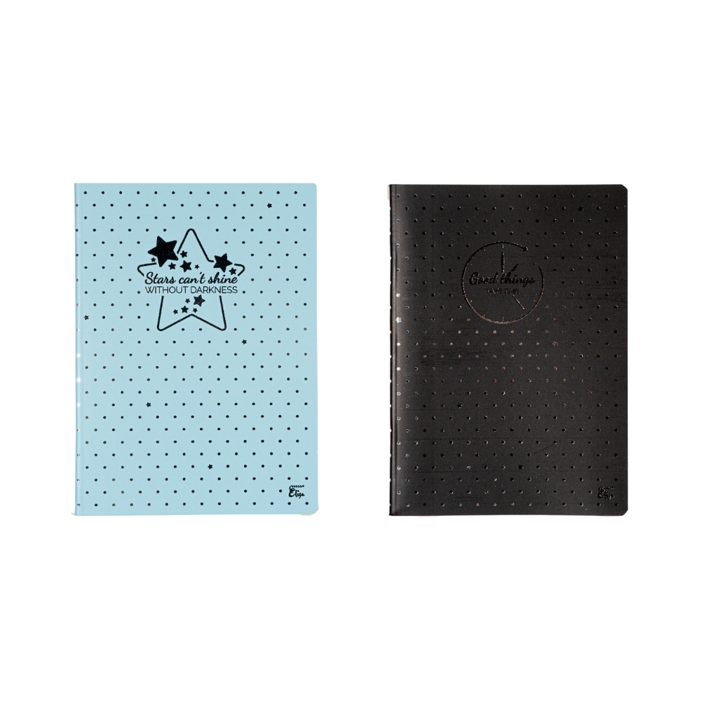 Caiet Design Dots, A5, 48 file, hârtie 80g/Mp, copertă carton 300gsm, dictando