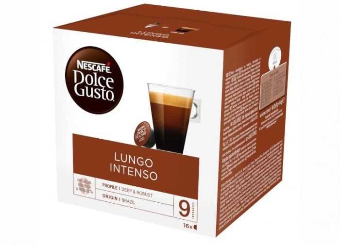 Capsule cu cafea Nescafe Dolce Gusto Lungo Intenso, 16 capsule, 144g
