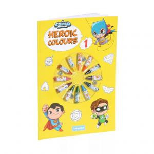 Carte de colorat - DC Super Friends Heroic Colours 1