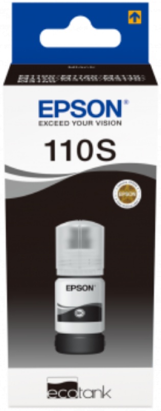 Cartus cerneala Epson 110S, pigment black, compatibilitate: EcoTank M3170, M3140, M2170, M2140, M1180, - 1 | YEO