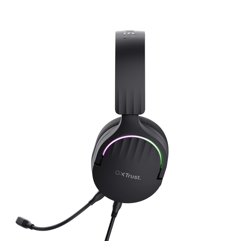 Casti Trust GXT 490P Fayzo cu fir, negru - 1 | YEO