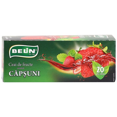 Ceai capsuni Belin, 40g