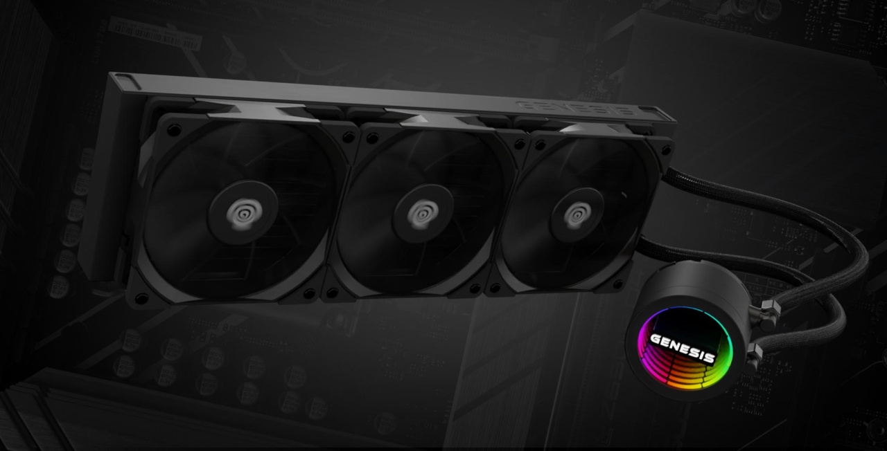 CPU COOLER GENESIS HYDRIA 360 BLACK