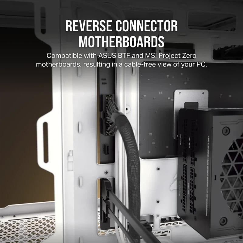CR Case iCUE 6500X RGB Mid-Tower White/B - 4 | YEO