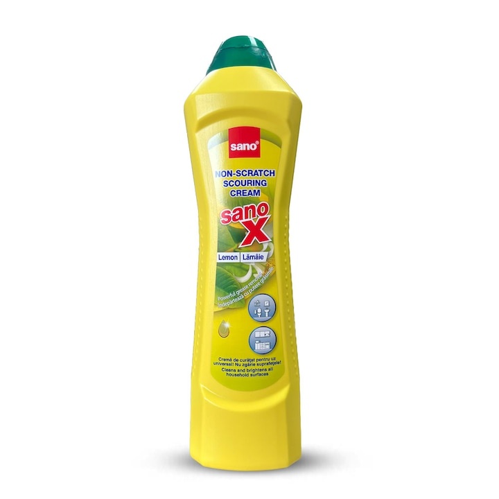Cremă de curățat universală Sano X Cream Lemon, 750 ml