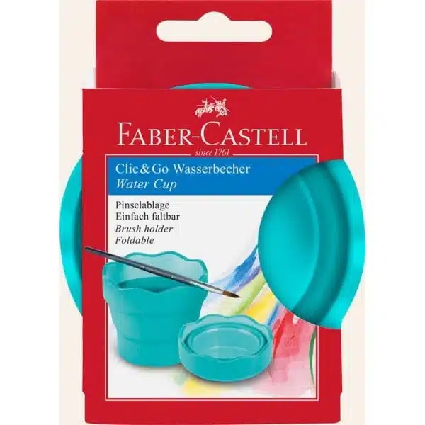 Cutie apa Click&Go Faber-Castell albastra - 4 | YEO