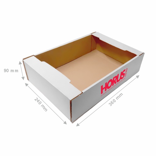 Cutie carton lădiță, 360x240x90 mm - 1 | YEO