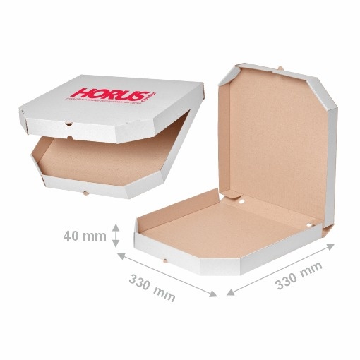 Cutie carton pentru pizza, 330x330x40 mm - 1 | YEO