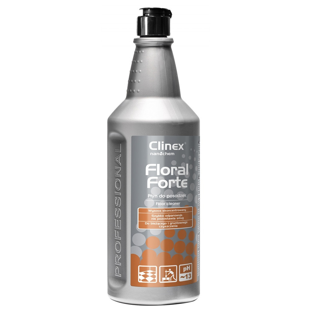 Detergent lichid, concentrat, pentru curățare pardoseli, Clinex Floral Forte, 1 litru