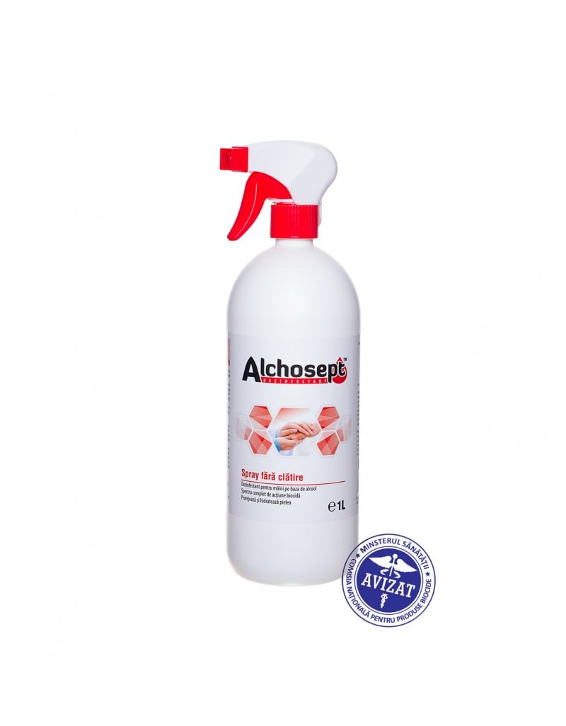 Dezinfectant spray pentru mâini Alchosept, 500ml