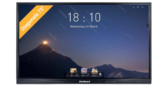 Display interactiv Elementary StarBoard QS1 75