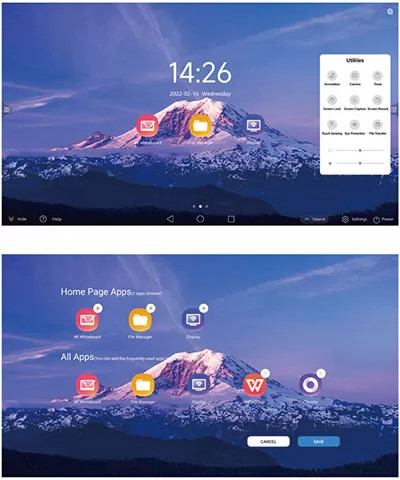 Display interactiv Uniview U-C 65\'\', Android 13.0 - 2 | YEO
