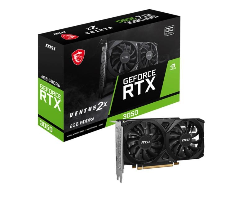 GEFORCE RTX 3050 VENTUS 2X E 6G OC - 1 | YEO