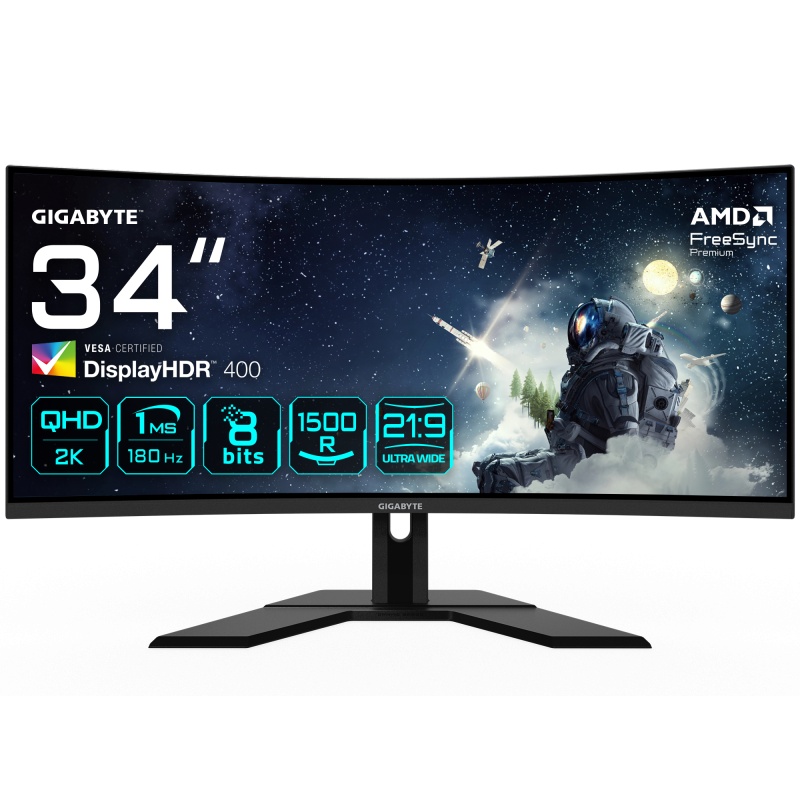 GIGABYTE G34WQCP GAMING MONITOR 34