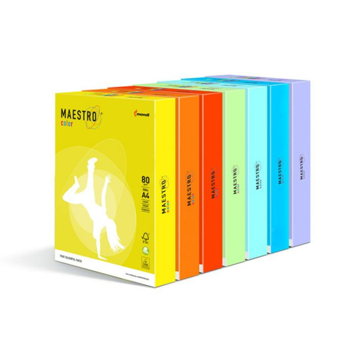 Hârtie color pentru copiator Maestro A4, 80g