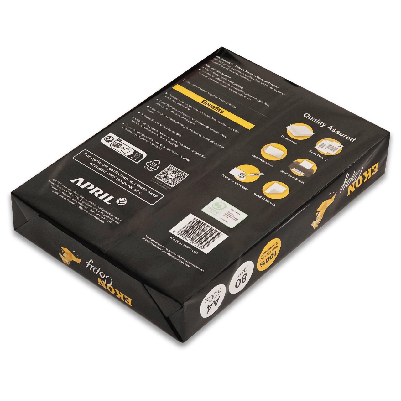 Hârtie copiator A4 Ekon Copy, 80 g/mp, 500 coli/top - 1 | YEO