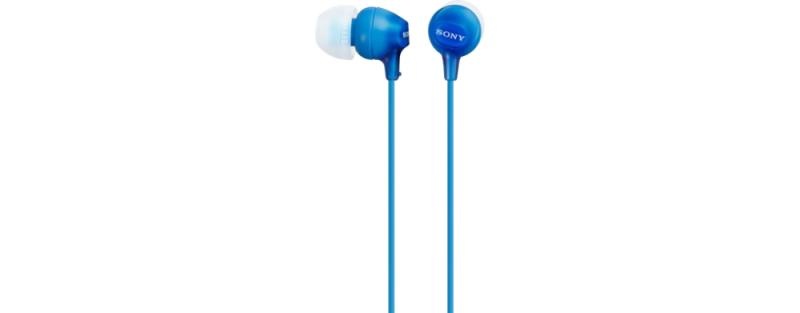 HEADPHONES SONY MDR-EX15 AP BLUE - 3 | YEO
