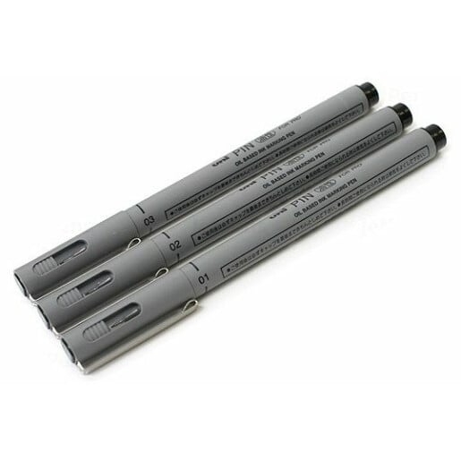 Liner pe baza de ulei UNI PRO PIN-01A, negru