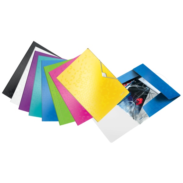 Mapa plastic cu elastic Leitz WOW A4 150 coli