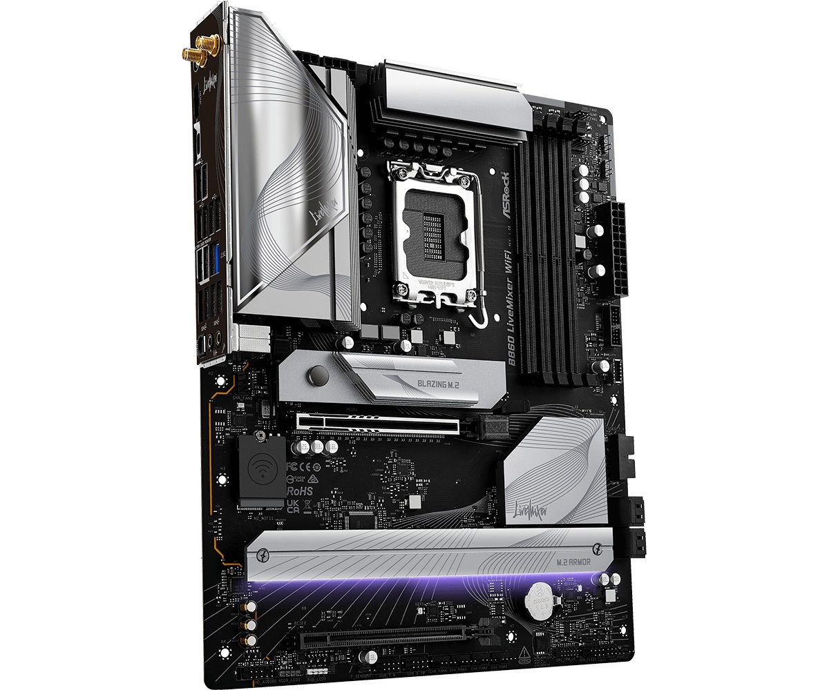 MB Asrock B860 LIVEMIXER WIFI AM5 - 3 | YEO