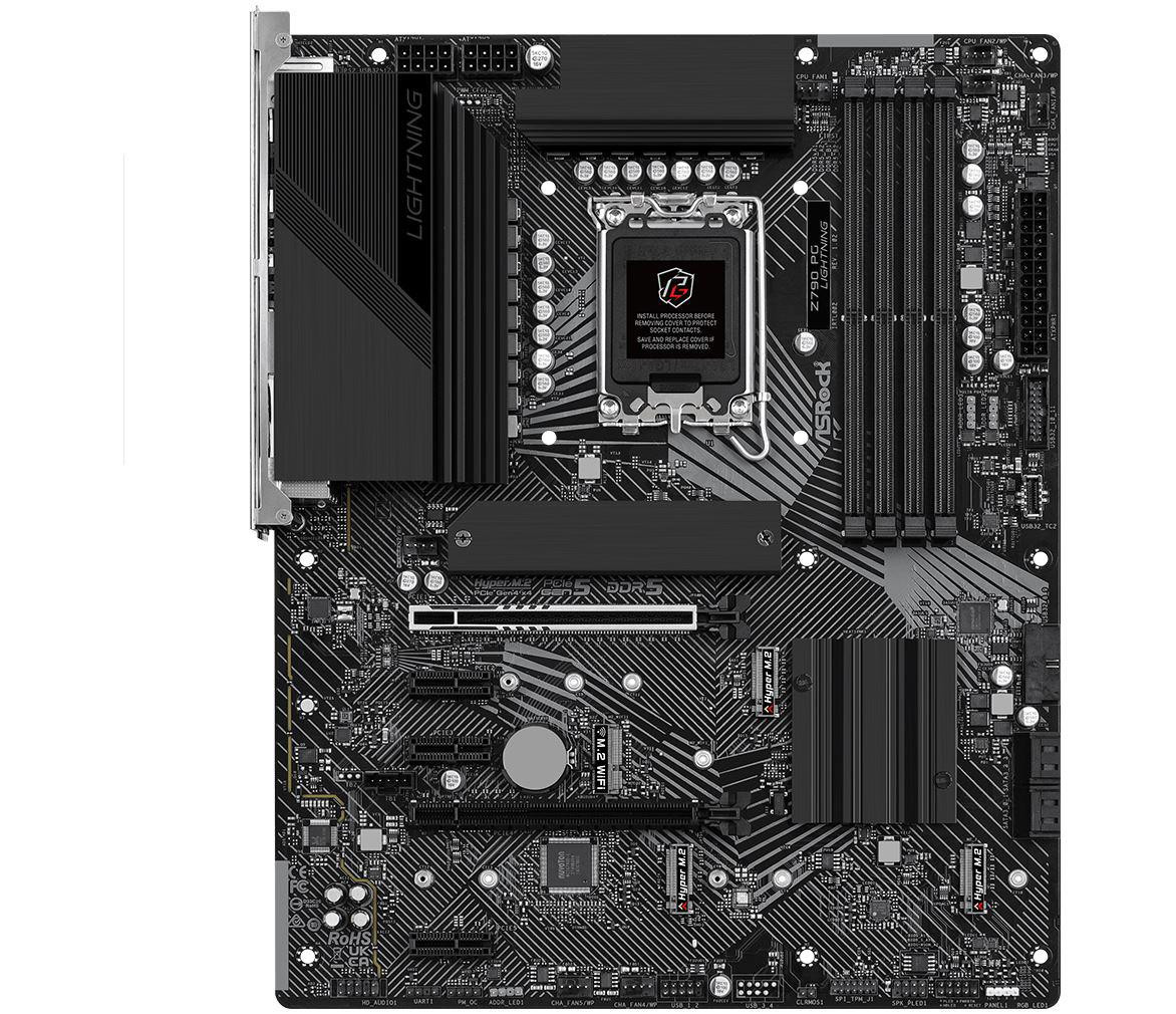 MB Asrock Z790 PG LIGHTNING D5 LGA 1700 - 1 | YEO