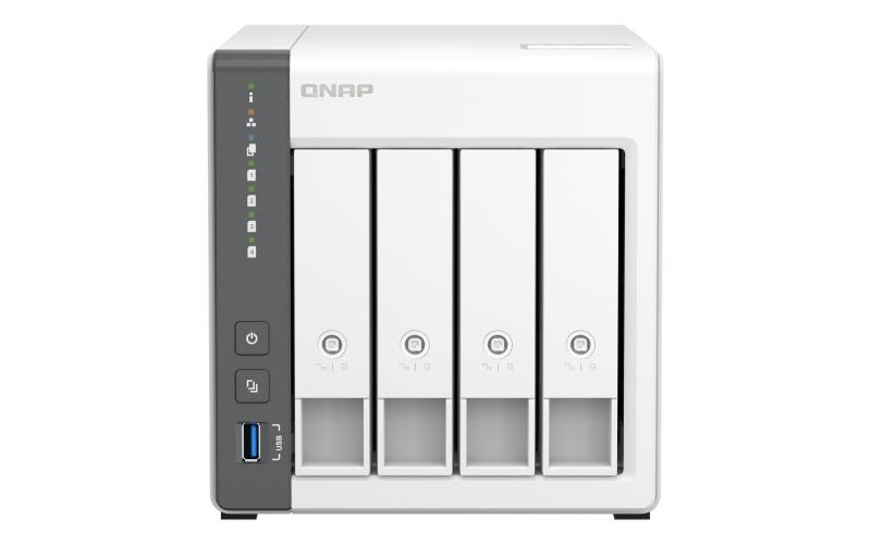 NAS QNAP 433 4BAY 2.0GHZ 4GB TWR SATA - 3 | YEO