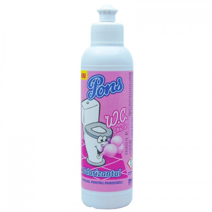 Odorizant baie wc, lichid Asevi Chicle, 200ml