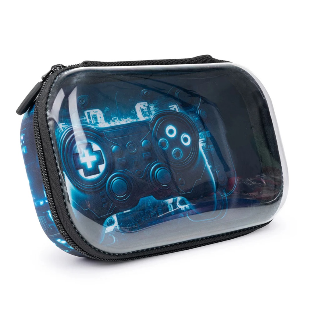 Penar cu fermoar ZIPIT Clear Top Storage Box - 3D Gaming
