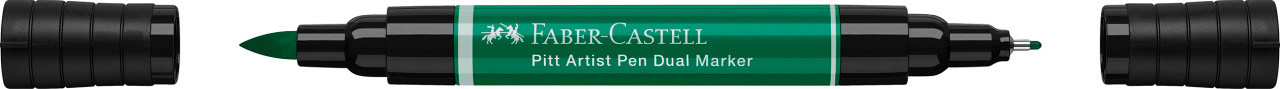 PITT ARTIST PEN DUAL MARKER VERDE PHTALO INCHIS 264 FABER-CASTELL