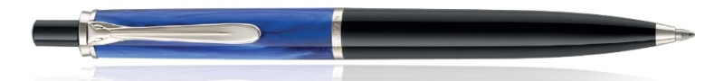 Pix Classic K205 B, accesorii argintiu lucios, corp blue -marbled