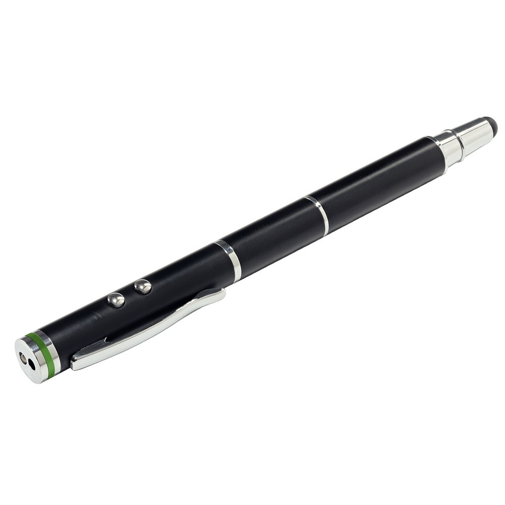 Pix Stylus, pentru touchscreen, lanternă LED, pointer laser roșu, 100 m, negru, LEITZ Complete 4 în 1 - 1 | YEO