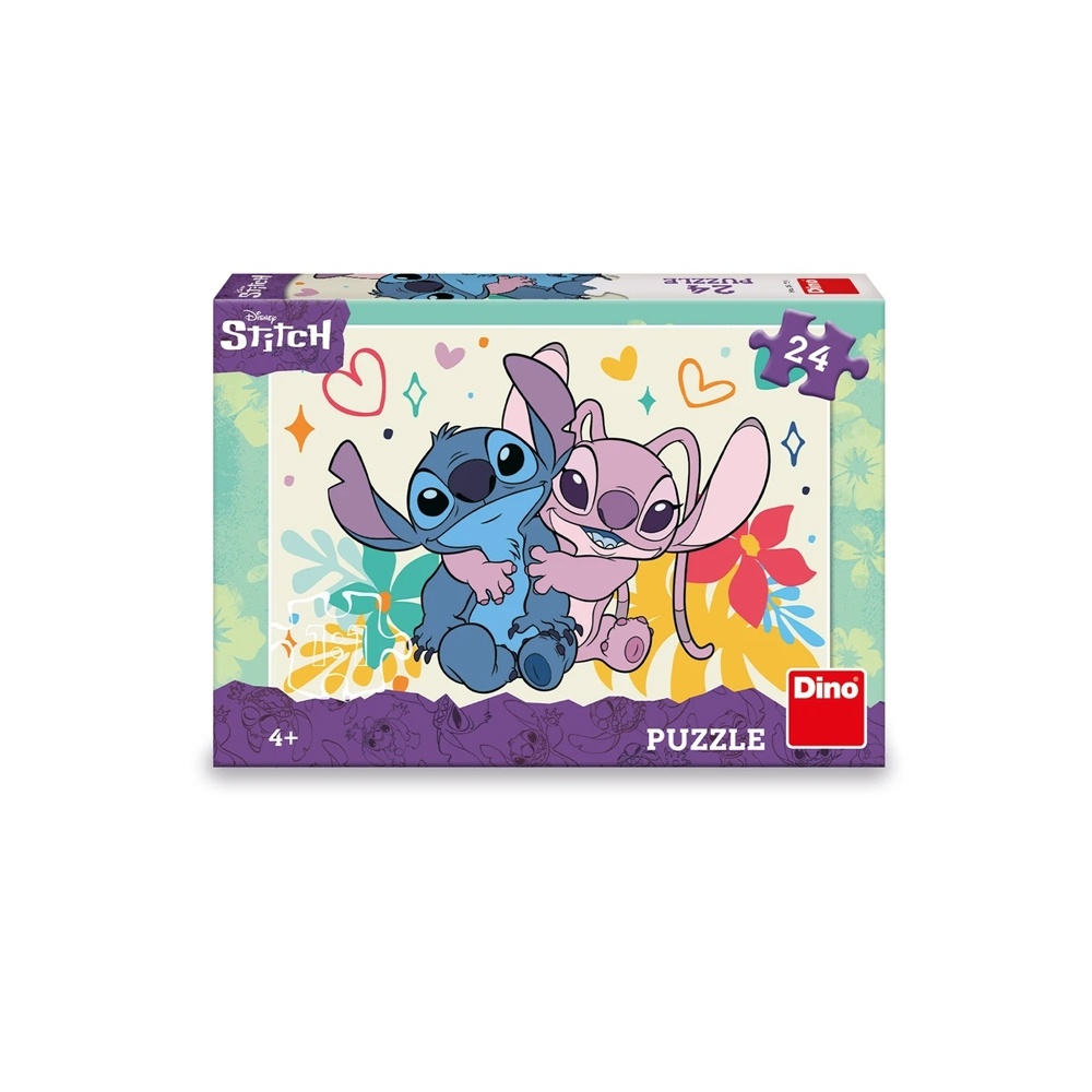 Puzzle Dino toys Stitch si Angel, 24 piese - 1 | YEO