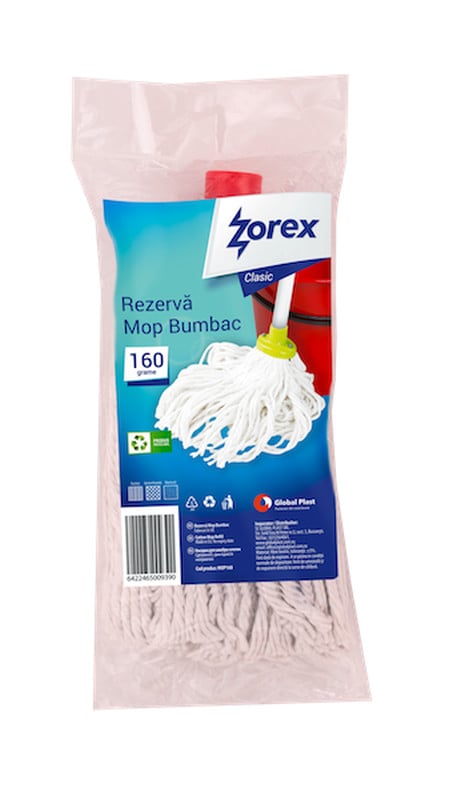 Rezervă mop bumbac Zorex Clasic