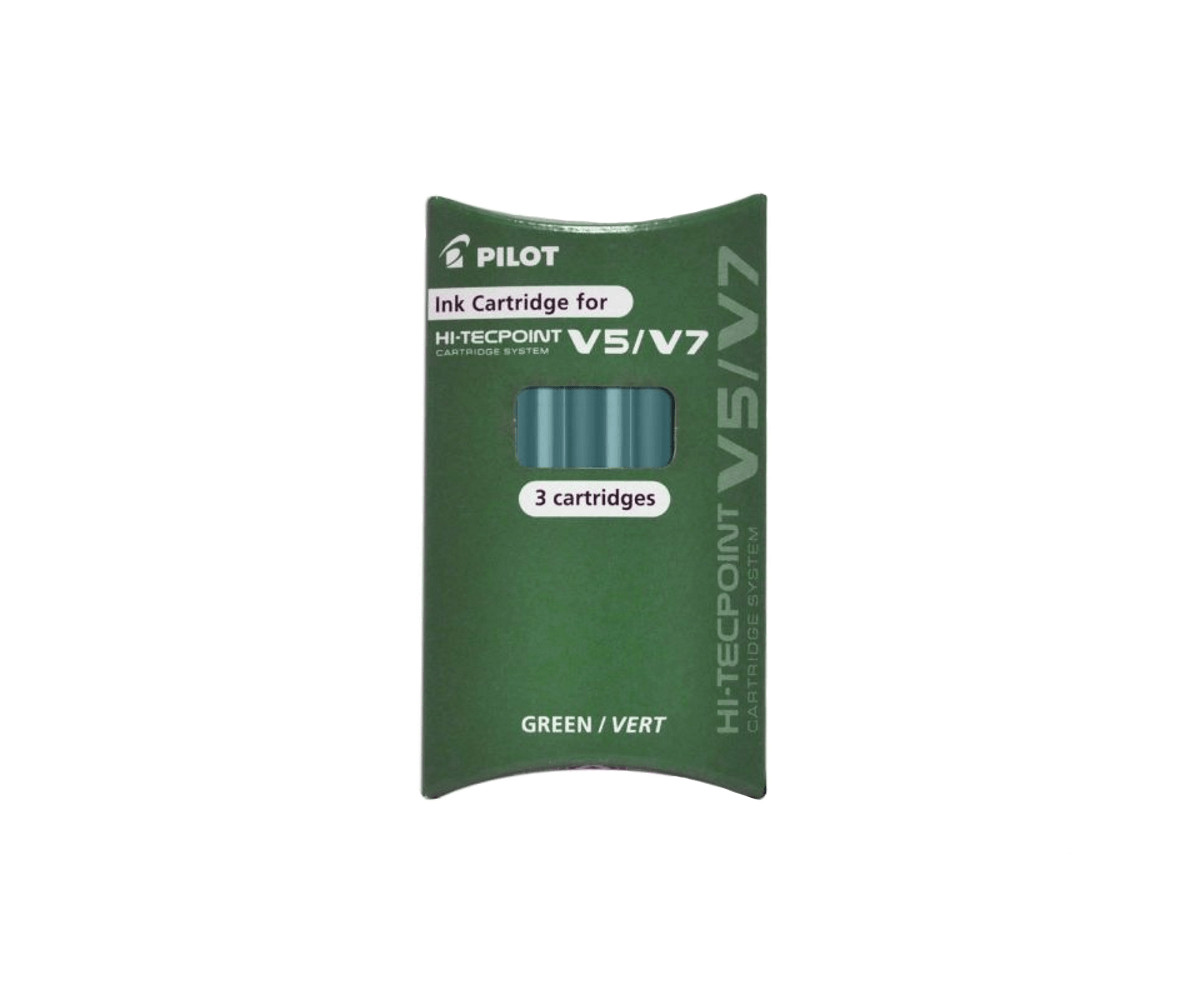 Rezerva roller Pilot V5/V7 Hi-Tecpoint 3buc/set verde