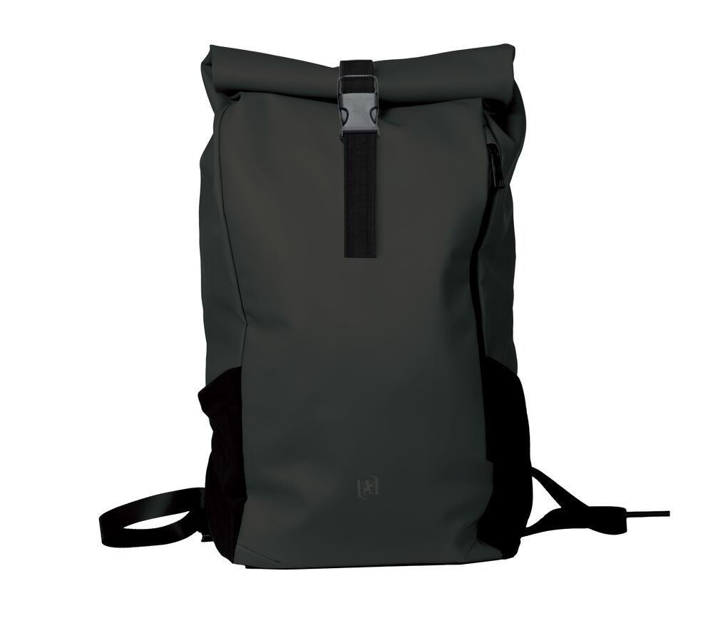 Rucsac Oxford Identity Off Road Rolltop, 10 compartimente, 32 x 48 x 10 cm, capacitate 24 l, compartiment pentru haine, agățătoare cuier, baretă torace reglabilă, bareta pentru prindere pe troller, breloc chei, închidere roll-up cu cataramă