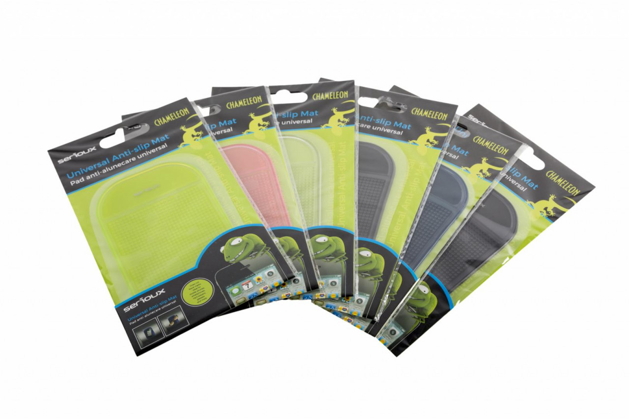 Stand Serioux, suport silicon super-aderent pentru masina, 48buc, adera la suprafete inclinate la max - 1 | YEO
