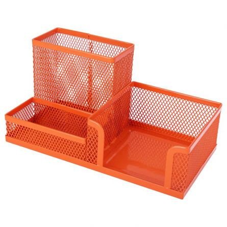 SUPORT BIROU 3 COMPARTIMENTE MESH COLOR DELI - 2 | YEO