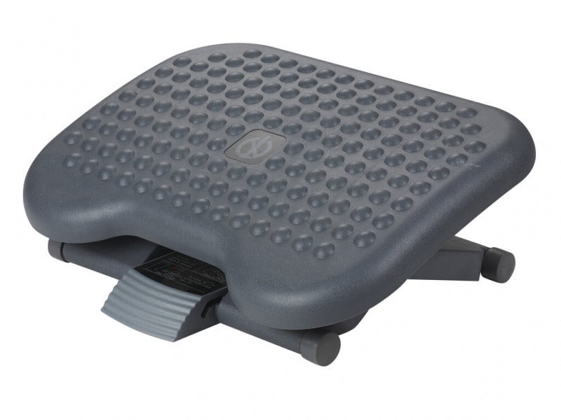 Suport pentru picioare, ergonomic, ajustabil (x2), 460x340x110mm, Q-Connect - negru